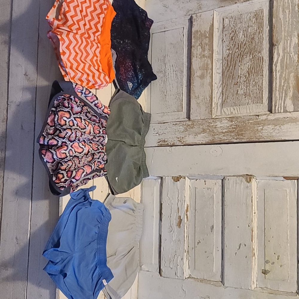 6 pair girls size 8 shorts